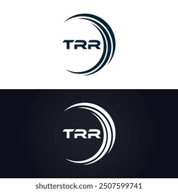 TRR logo. T R R design. White TRR letter. TRR, T R R letter logo design.