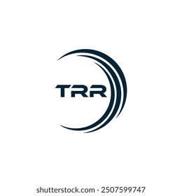 TRR logo. T R R design. White TRR letter. TRR, T R R letter logo design.