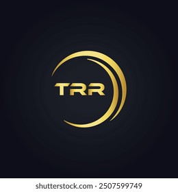 TRR logo. T R R design. White TRR letter. TRR, T R R letter logo design.