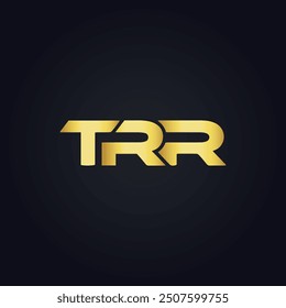 TRR logo. T R R design. White TRR letter. TRR, T R R letter logo design.