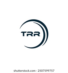 TRR logo. T R R design. White TRR letter. TRR, T R R letter logo design.