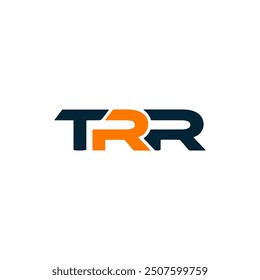 TRR logo. T R R design. White TRR letter. TRR, T R R letter logo design.