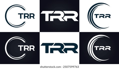 TRR logo. T R R design. White TRR letter. TRR, T R R letter logo design.