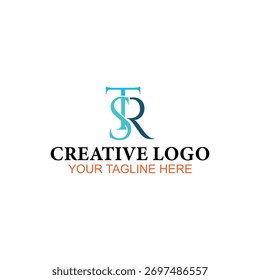 TRS logo design, vector logo, illustration logo design