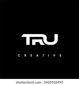 TRU Letter Initial Logo Design Template Vector Illustration