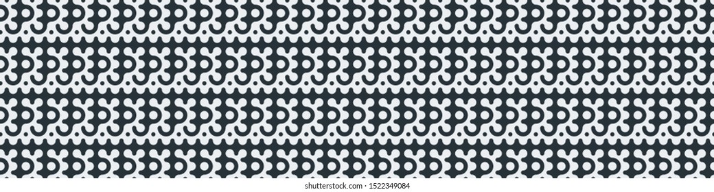 Truchet Generated Motif Pattern Generative Tile Art background illustration