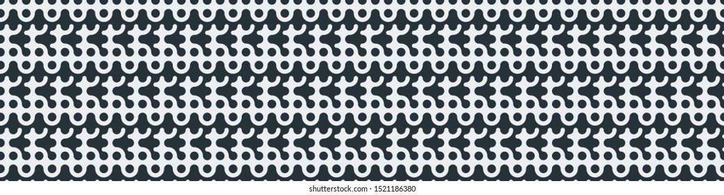 Truchet Motif Pattern Generative Tile Art background illustration