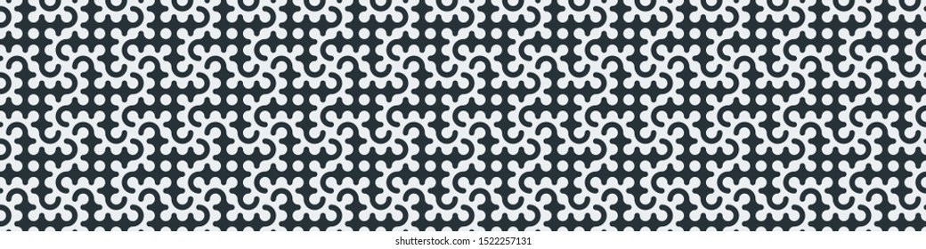 Truchet Motif Pattern Generative Tile Art background illustration