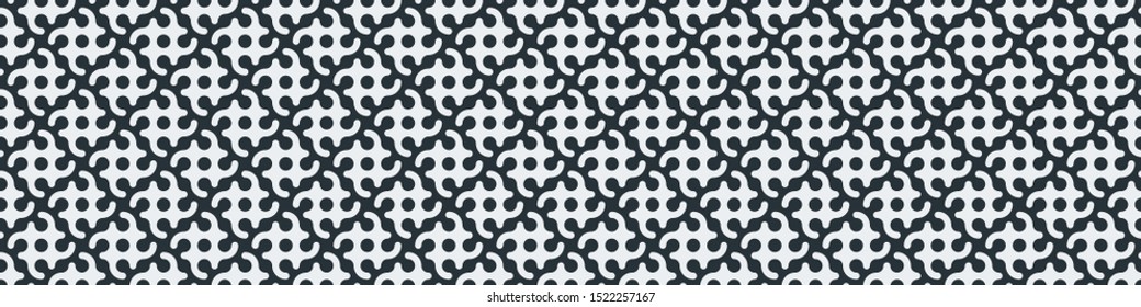 Truchet Motif Pattern Generative Tile Art background illustration