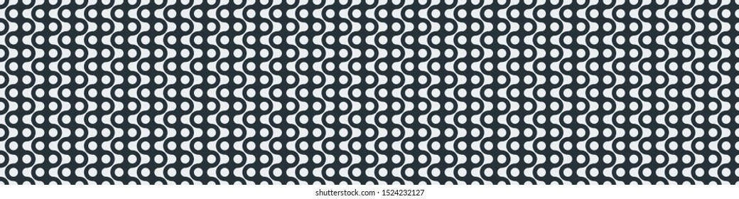 Truchet Motif Pattern Generative Tile Art background illustration