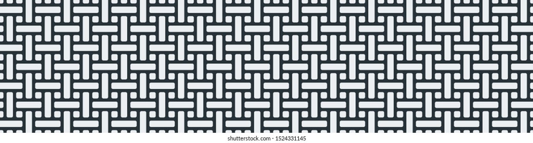 Truchet Motif Pattern Generative Tile Art background illustration
