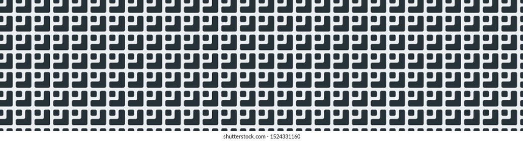 Truchet Motif Pattern Generative Tile Art background illustration