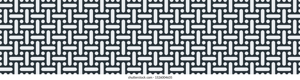 Truchet Motif Pattern Generative Tile Art background illustration