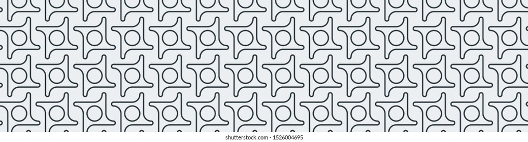 Truchet Motif Pattern Generative Tile Art background illustration