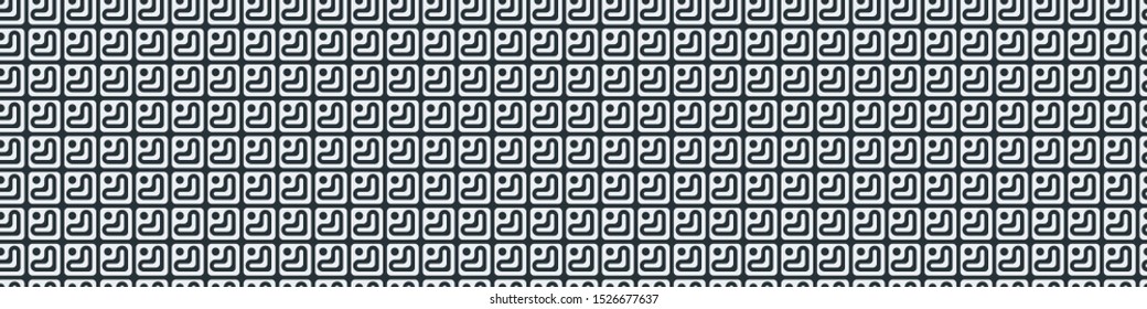 Truchet Motif Pattern Generative Tile Art background illustration