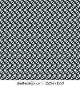 Truchet Motif Pattern Generative Tile Art background illustration