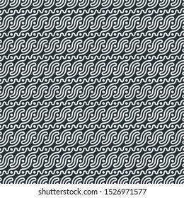 Truchet Motif Pattern Generative Tile Art background illustration