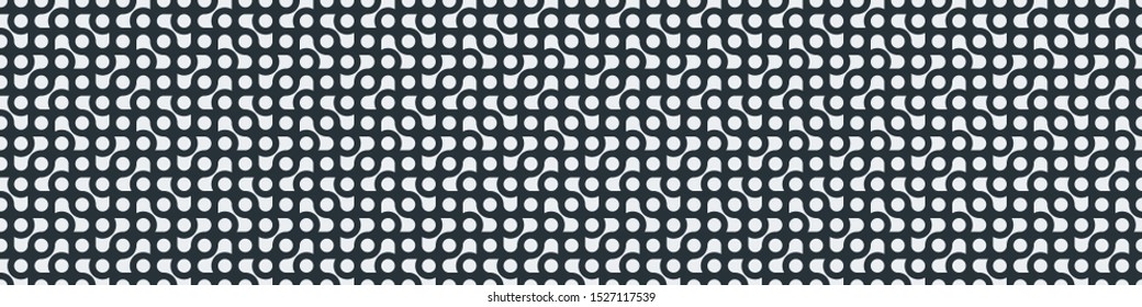 Truchet Motif Pattern Generative Tile Art background illustration