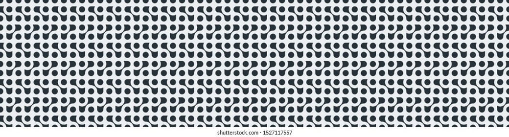 Truchet Motif Pattern Generative Tile Art background illustration