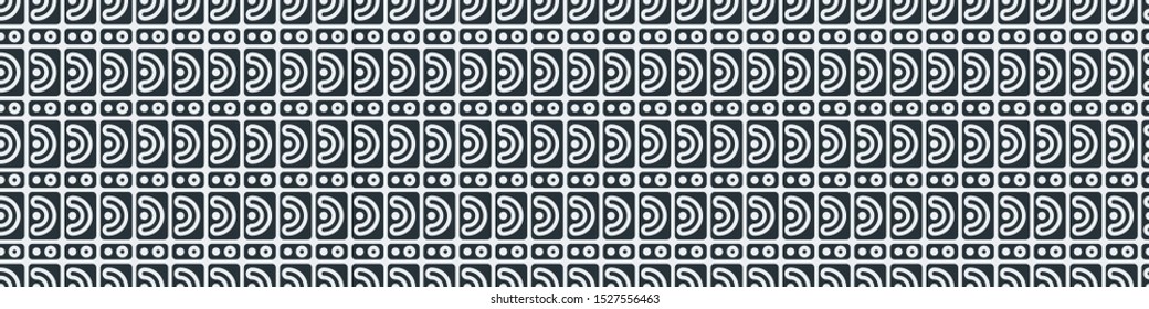 Truchet Motif Pattern Generative Tile Art background illustration