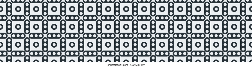 Truchet Motif Pattern Generative Tile Art background illustration