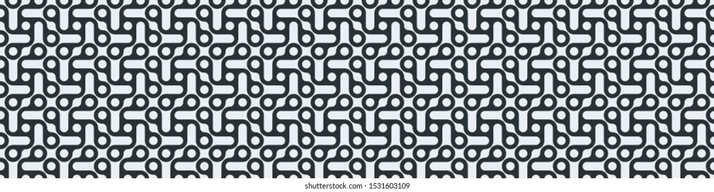 Truchet Motif Pattern Generative Tile Art background illustration