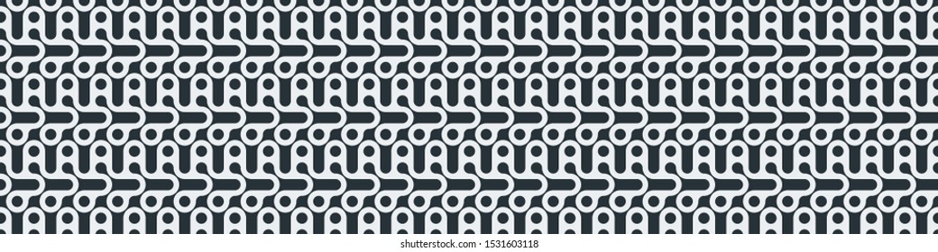 Truchet Motif Pattern Generative Tile Art background illustration