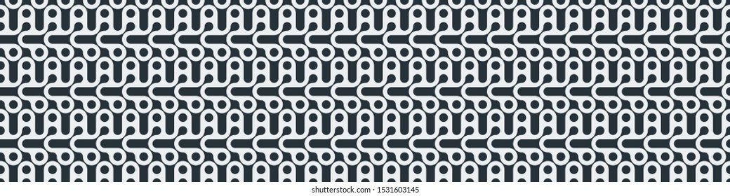 Truchet Motif Pattern Generative Tile Art background illustration