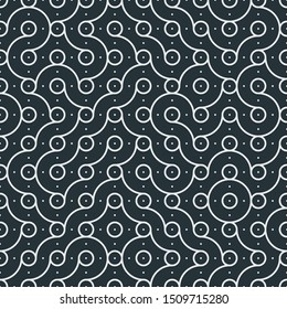 Truchet Random Pattern Generative Tile Art background illustration