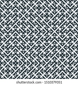Truchet Random Pattern Generative Tile Art background illustration
