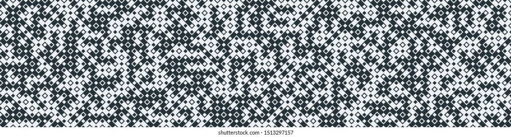 Truchet Random Pattern Generative Tile Art background illustration