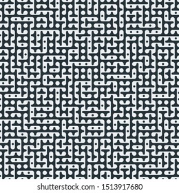 Truchet Random Pattern Generative Tile Art background illustration