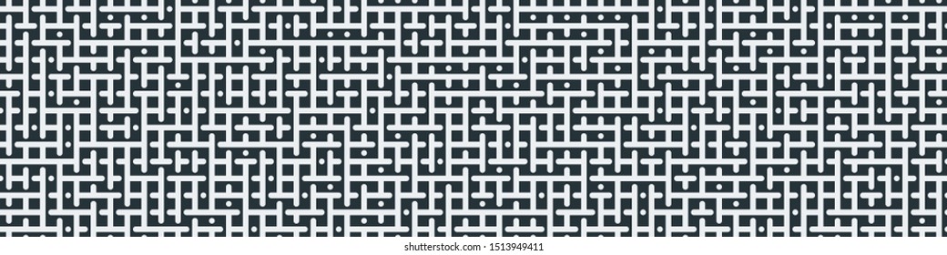 Truchet Random Pattern Generative Tile Art background illustration