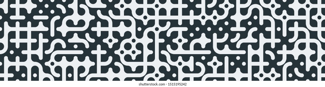 Truchet Random Pattern Generative Tile Art background illustration