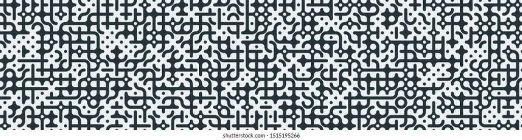 Truchet Random Pattern Generative Tile Art background illustration