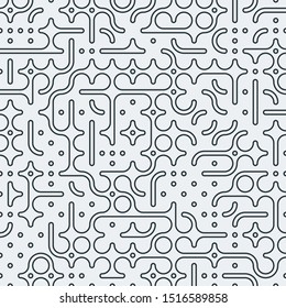 Truchet Random Pattern Generative Tile Art background illustration