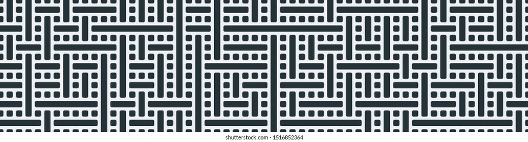 Truchet Random Pattern Generative Tile Art background illustration