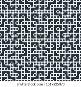 Truchet Random Pattern Generative Tile Art background illustration