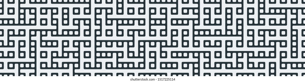 Truchet Random Pattern Generative Tile Art background illustration