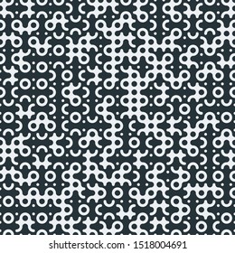 Truchet Random Pattern Generative Tile Art background illustration