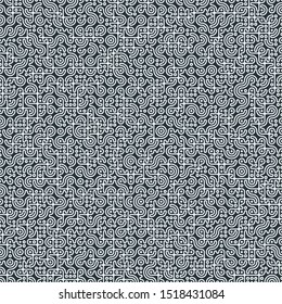 Truchet Random Pattern Generative Tile Art background illustration