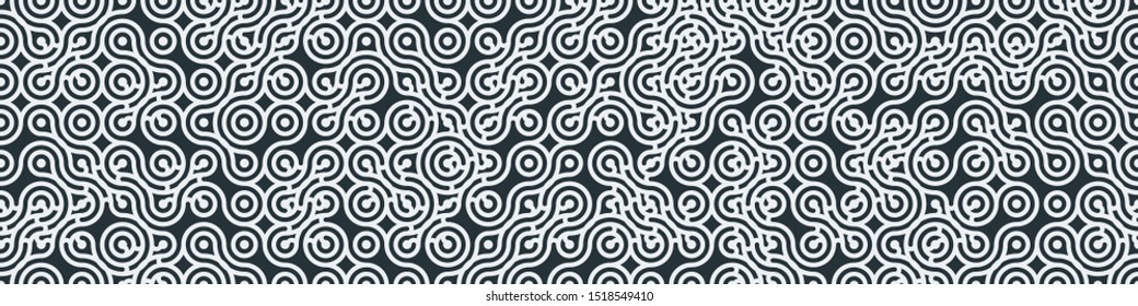 Truchet Random Pattern Generative Tile Art background illustration