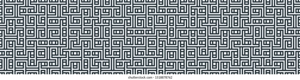 Truchet Random Pattern Generative Tile Art background illustration