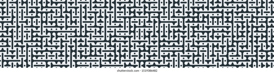 Truchet Random Pattern Generative Tile Art background illustration