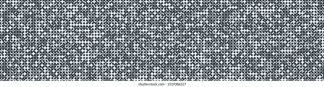 Truchet Random Pattern Generative Tile Art background illustration