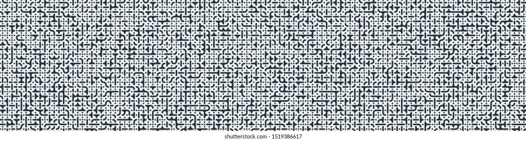 Truchet Random Pattern Generative Tile Art background illustration
