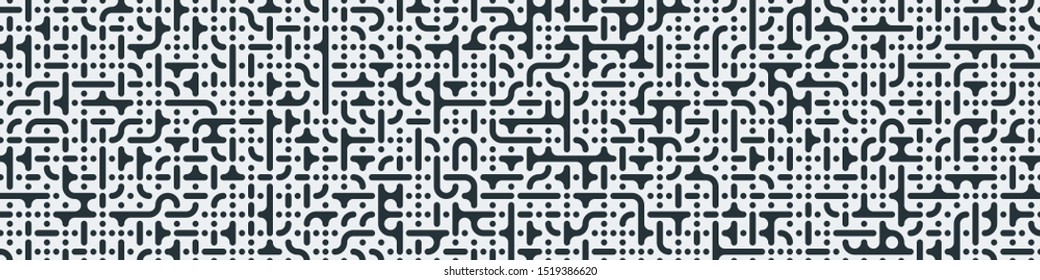 Truchet Random Pattern Generative Tile Art background illustration