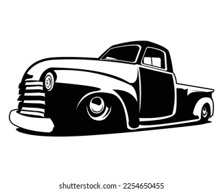 truck 3100. vector isolated. Best for badge, emblem, icon, sticker design, trucking industry. available eps 10. svg