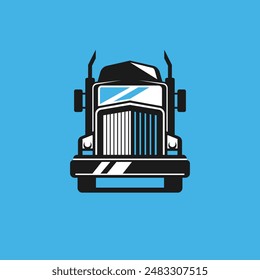 truck abstract logo modern style