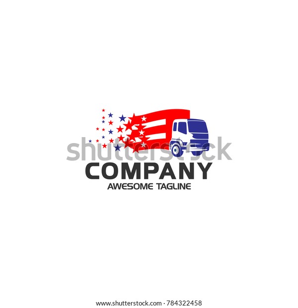truck american flag\
logo